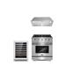 Cosmo 3 Piece Kitchen Package w/ 30" Freestanding Gas Range 30" Insert Range Hood & 48 Bottle Freestanding Wine Refrigerator | Wayfair COS-3PKG-378