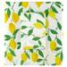 Pine Cone Hill Lovely Lemons Floral Tencel Sateen Sheet Set Tencel in Green/White/Yellow | Full | Wayfair PC4198-F