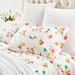 Pine Cone Hill Taffeta Floral Tencel Sateen Pillowcase Tencel in Green/Red/Yellow | King | Wayfair PC4063-K