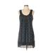 Kensie Casual Dress - Shift Scoop Neck Sleeveless: Blue Dresses - Women's Size 10