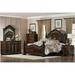 Bloomsbury Market Staves Bedroom Set 5 Piece: Bed, Dresser, Mirror, Nightstand, Chest Upholstered, in Brown | 60 H x 68 W x 88.5 D in | Wayfair