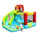 Inflatable Kids Water Slide Jumper Bounce House Splash Water Pool - Colorful