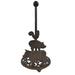 August Grove® Cast Iron Brown Rustic Western Farm Animal Country Freestanding Weighted Base Paper Towel Holder Iron in Brown/Gray | Wayfair