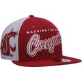 Men's New Era Crimson Washington State Cougars Outright 9FIFTY Snapback Hat