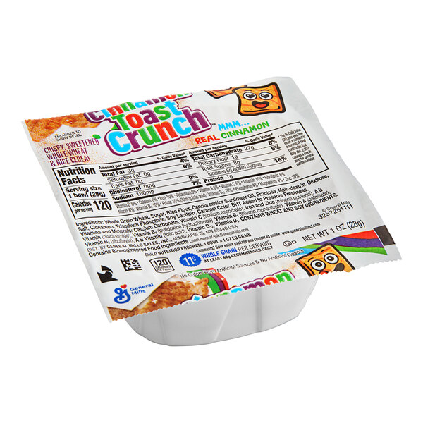 Cinnamon Toast Crunch Cereal Single-Serve Bowlpak 1 oz. - 96/Case