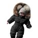 Compression Socks Dogs Winter Baby Boy Girl Romper Jacket Hooded Jumpsuit Warm Thick Coat Outfit Toddler Snow Gear