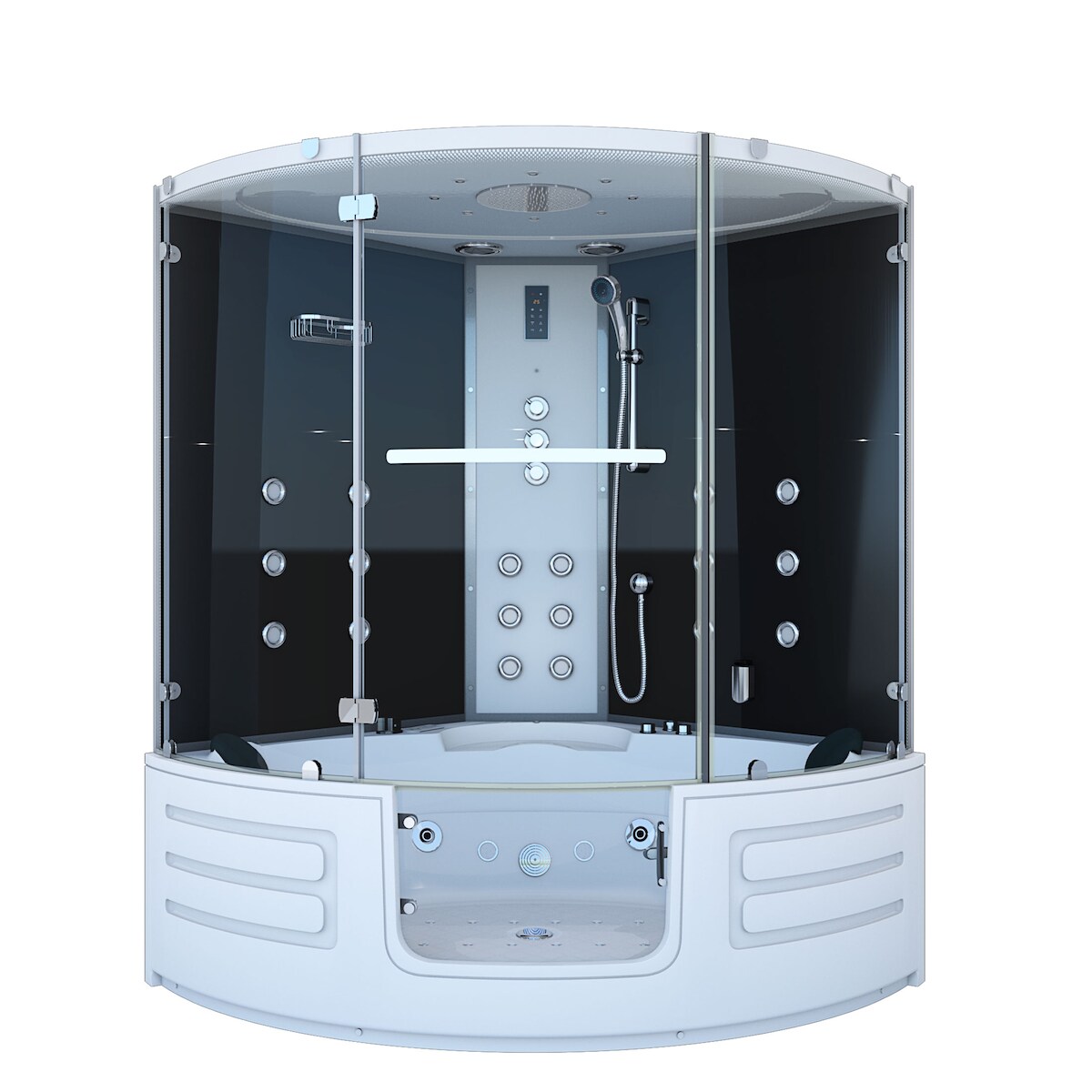 AcquaVapore Dampfdusche Whirlpool Dusche Duschkabine K70-SW-TH 150x150cm OHNE Zusatzoptionen Image