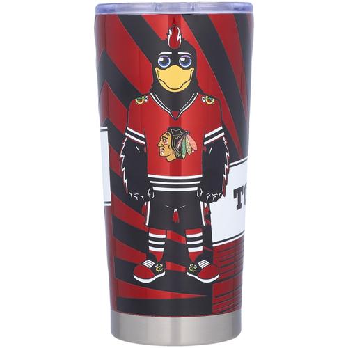 Chicago Blackhawks - 20 oz Edelstahl-Trinkbecher mit Maskottchen