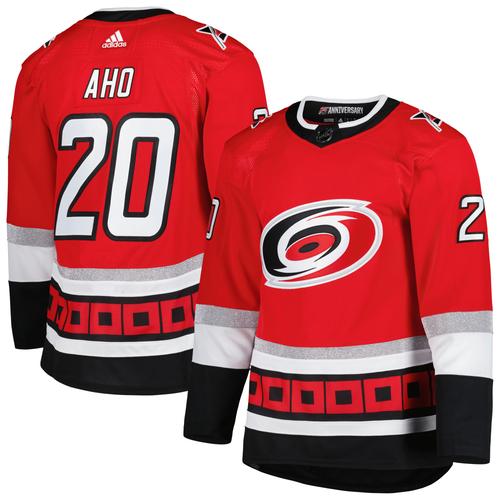 Herren adidas Sebastian Aho Rotes Carolina Hurricanes Alternatives Primegreen Authentic Spielertrikot