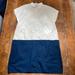 Madewell Dresses | Madewell Colorblock Poplin Dress | Color: Blue/White | Size: M