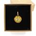 Burberry Jewelry | Burberry Gold Tone Mimosa Marbled Resin Alphabet "N" Clip-On Necklace Charm New | Color: Gold/Yellow | Size: Os