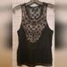 American Eagle Outfitters Tops | American Eagle Outfitters Black And Lace Dressy Top. | Color: Black | Size: M