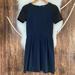 Madewell Dresses | Madewell | Gallerist Ponte Dress Colorblock | Color: Black/Blue | Size: 2