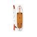 Glide Angler Inflatable Paddle Board White/Brown/Red 11ft X 36in X 6in o2-ANGL