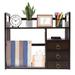 Red Barrel Studio® Mandler Rayon From Bamboo Desk Organizer w/ Drawers Bamboo in Brown | 17.7 H x 19.7 W x 7.5 D in | Wayfair