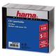 Hama CD Jewel Case Standard. Pack 5 C-shell case 1 discs Black. Transp