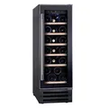 Hoover Hwcb 30 Uk Wine Cooler - Black With Stainless Steel Frame