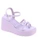 Madden Girl Vaultt - Womens 8 Purple Sandal Medium