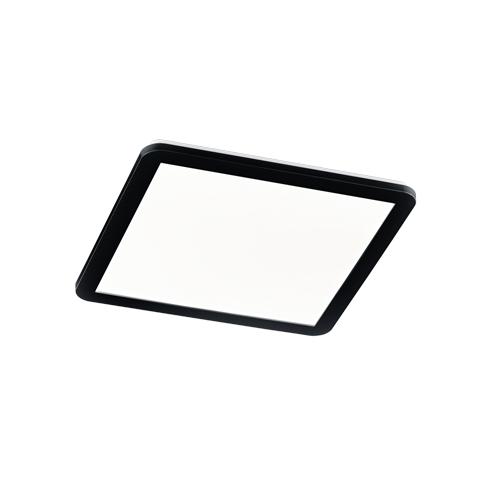LED-Panel quadratisch schwarz 40 cm inkl. LED 3-stufig dimmbar - Lope