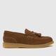 H BY HUDSON alvin loafer shoes in tan