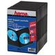 Hama DVD Slim Double-Box 25, Black 2 discs