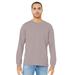 Bella + Canvas 3501CVC CVC Jersey Long-Sleeve T-Shirt in Heather Pink Gravel size 2XL | Cotton/Polyester Blend BC3501CVC