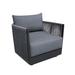 Renava Bali Outdoor Black and Grey Lounge Chair