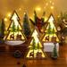 3 Pcs Christmas Night Light Ornament Christmas Decoration Elk Snowman Santa Claus Shape Night Light Decorative Ornament Christmas Gifts Home Decor