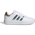 ADIDAS Damen Freizeitschuhe COURT PLATFORM, Größe 40 ⅔ in FTWWHT/FTWWHT/MAGOLD