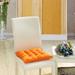 Home Deals!WQQZJJ Household Essentials Indoor Outdoor Garden Patio Home Kitchen Office Chair Seat Cushion Pads Orange Gifts On Clearance