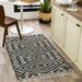 Hauteloom Skedee Living Room Bedroom Area Rug - Bohemian/Global - Black Beige - 12 x 15