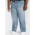 Straight-Jeans LEVI'S PLUS "501 LEVI'SORIGINAL B&T" Gr. 48, Länge 34, blau (stretch it out) Herren Jeans Straight Fit