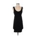 Rampage Casual Dress - Bodycon Scoop Neck Sleeveless: Black Print Dresses - Women's Size Small