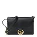 Gucci Bags | Gucci Gg Ring Azalea Michel Print Black Calf Leather Shoulder Bag | Color: Black | Size: 12x9x3