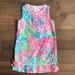 Lilly Pulitzer Dresses | Lilly Pulitzer Vintage Girls Shift Dress Size 7 | Color: Blue/Pink | Size: 7g