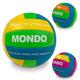 Mondo Toys - Spielball Volleyball BEACH VOLLEY - Größe 5 Indoor, Outdoor, Beach, PVC Sponge Soft Touch - 13037