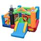 Maxmass Inflatable Bounce House, Train Themed Kids Bouncy Castle with Slide, Jumping Area, 3 Ball Pits and Basketball Hoop, Jumping Bouncer Playhouse for Indoor Outdoor Backyard