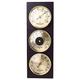 RUNLAIKEJI Barometer, Hanging 3-in-1 Barometer, Weather Station with Wooden Frame, Barometers, Hygrometer, Thermometer, 31cm x 11cm, No Batteries Needed