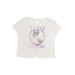 Justice Active T-Shirt: White Sporting & Activewear - Kids Girl's Size 12