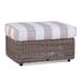 Braxton Culler Paradise Bay Ottoman Wicker/Rattan | 18 H x 30 W x 20 D in | Outdoor Furniture | Wayfair 486-009/6373-61