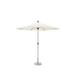 Wade Logan® Aynura Umbrella Anodized Aluminum Pole Metal in White | 99 H x 108 W x 108 D in | Wayfair BEA2AAF756C9472CAFFC2E00D6FDB194