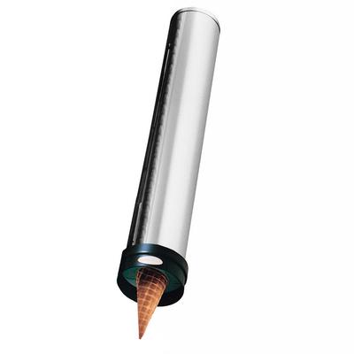 Modular Dispensing Systems 1003846 Mounted Ice Cream Cone Dispenser - Stainless Steel, 24", Silver