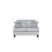 Latitude Run® 78" Square Arm Loveseat w/ Reversible Cushions Polyester in Gray | 38 H x 78 W x 3.9 D in | Wayfair 764F67D063F54ADA9C8F4D638AAF6991