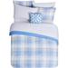 Chaps Modern & Contemporary 8 Piece Comforter Set Cotton in Blue/White | Full/Double Comforter + 7 Additional Pieces | Wayfair 194382180617