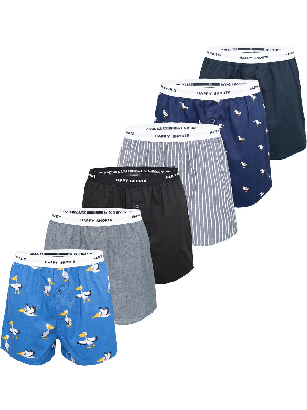 HAPPY SHORTS Boxer Herren mehrfarbig, S Image