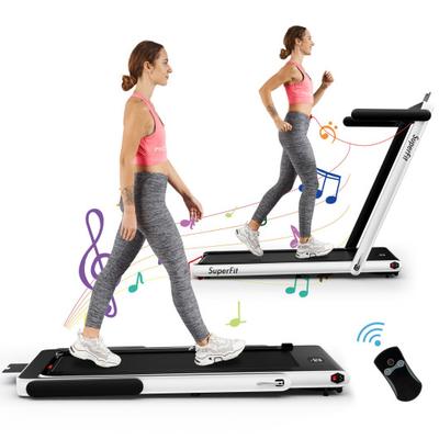 Costway 2.25HP 2 in 1 Folding Treadmill with APP S...