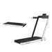 Costway 2.25HP 2 in 1 Folding Treadmill with APP Speaker Remote Control-White
