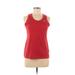 Nike Active Tank Top: Red Activewear - Women's Size Medium