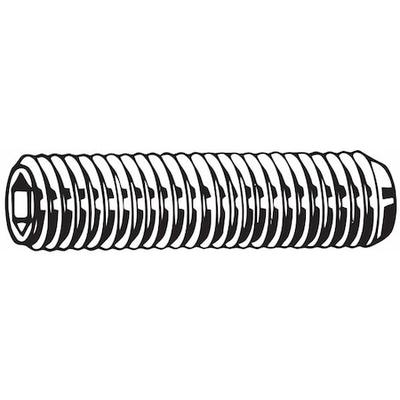 ZORO SELECT M07840.080.0016 Socket Set Screw,Gr M8,Cup,16mm L,PK100