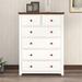 Rustic Wooden Chest with 6 Drawers